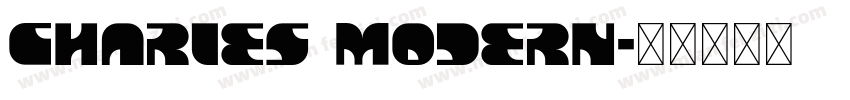 Charles Modern字体转换
